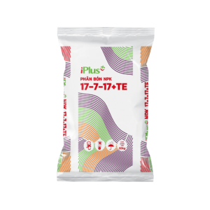 Phân bón NPK IPLUS 17-7-17+TE giúp cung cấp đa vi lượng thiết yếu, nuôi dưỡng bộ rễ và tối ưu hóa năng suất cho mọi mùa vụ.