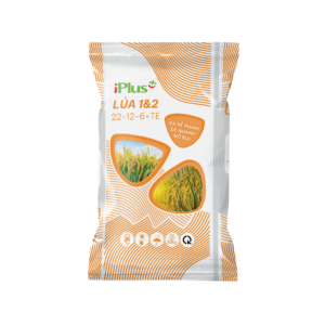 Phân bón NPK IPLUS 22-12-6+TE chuyên dùng cho lúa giai đoạn đẻ nhánh
