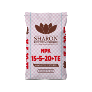 Phân bón NPK IPLUS SHARON 15-5-20+TE bổ sung trung vi lượng giúp cây phát triển toàn diện.