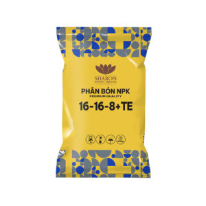 Phân bón NPK IPLUS SHARON 16-16-8+TE giúp cây bung chồi, phát triển cành lá.