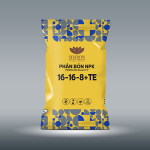 Phân bón NPK IPLUS SHARON 16-16-8+TE giúp cây bung chồi, phát triển cành lá.