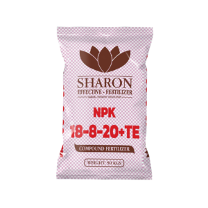 Phân bón NPK IPLUS SHARON 18-8-20+TE giúp cây phát triển toàn diện và đạt năng suất cao.