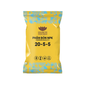 Phân bón NPK IPLUS SHARON 20-5-5 cao cấp giúp phục hồi nhanh chóng và thúc đẩy sinh trưởng tốt.