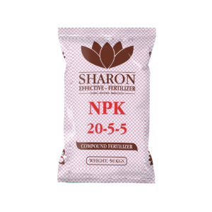Phân bón NPK IPLUS SHARON 20-5-5 chất lượng cao cấp giúp sinh trưởng vượt trội.