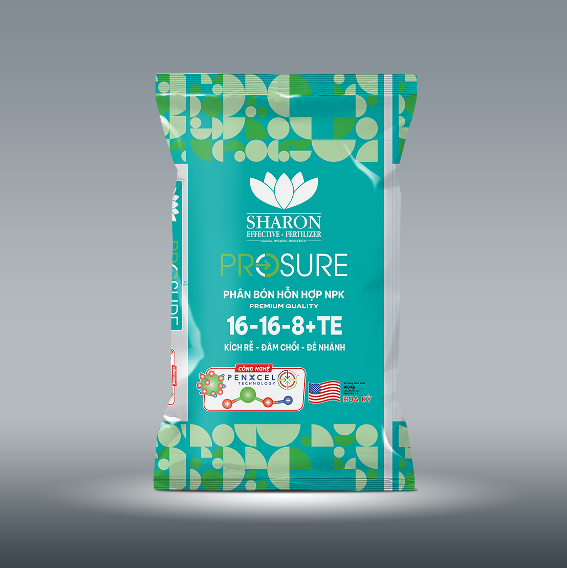 phan-bon-npk-iplus-sharon-prosure-pkme-16-16-8-te - BG Phân bón NPK IPLUS SHARON PROSURE PKMe 16-16-8+TE công nghệ Hoa Kỳ giúp kích rễ đâm chồi đẻ nhánh.